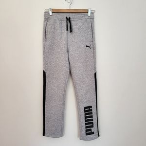 Puma Grey Sweatpants Boys Large